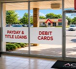ACE Cash Express Window Graphics project image